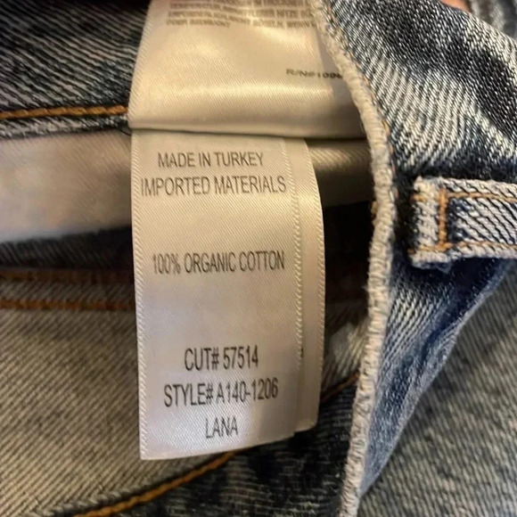 AGOLDE Lana Vintage Straight Leg Jeans in Wash Backdrop - Picture 6 of 6